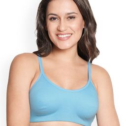 Susie Blue Women Solid Cotton t-shirt Bra-39
