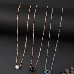 DressBerry Set Of 3 Gold-Plated Chain-10