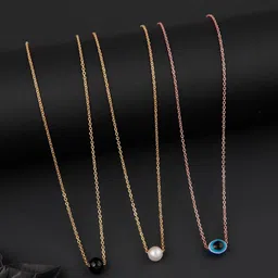 DressBerry Set Of 3 Gold-Plated Chain-9