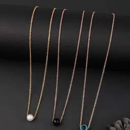 DressBerry Set Of 3 Gold-Plated Antique Chains-image-82