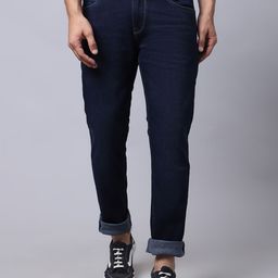 Cantabil Men Blue Light Fade Jeans-image-131