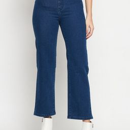 Madame Women Mid Rise Clean Look Cotton Cropped Jeans-image-88