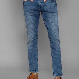 Allen Solly Sport Men Blue Skinny Fit Light Fade Jeans-image-83