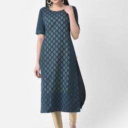Span Ethnic Motifs Printed Straight Kurta-image-30