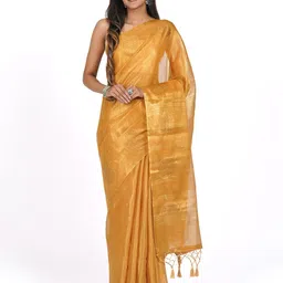 TEEJH Ethnic Motif Zari Woven Saree image 5