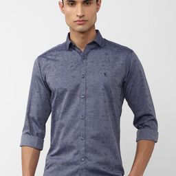 V Dot Men Slim Fit Floral Printed Cotton Formal Shirt-image-76