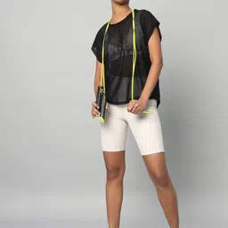 MKH Printed Extended Sleeves Dri-FIT Semi Sheer Relaxed Fit Applique Sports T-shirt-52