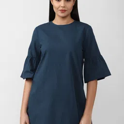 Van Heusen Woman Solid Linen Cotton Tunic-image-12