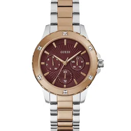 GUESS Women Textured Dial & Stainless Steel Analogue Multi Function Watch GW0723L2-image-29