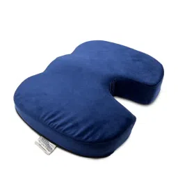 SLEEPSIA Ventilated Gel Memory Foam Coccyx Tailbone Seat Pillow Blue-picture-47