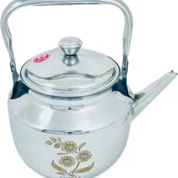 ARTHA S.S. Laser Printed Kettle 1 Ltr With 2 Cups 200 Ml Each Jug Glass Set image 4