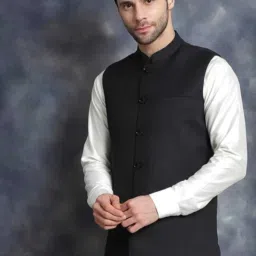 Men Solid Nehru Jacket-picture-14