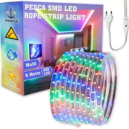 288 LEDs 6 m Multicolor Steady, Flickering, Color Changing Strip Rice Lights-30