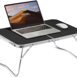 Laptop Desk, Portable Foldable Cup Holder Laptop Bed Tray Table with Drawer Metal Portable Laptop Table-picture-23