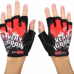 printed Riding Half Finger Gloves,Anti-Skid Silicone Gloves for Cycling Fitness Cycling Gloves-18