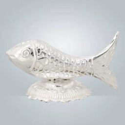 Fish Figurine for Good Luck and Gifts Decorative Showpiece - 9 cm_I8 Decorative Showpiece - 9 cm-image-97