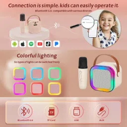 zinglu Karaoke speaker with mic 6 W Bluetooth Speaker image 4