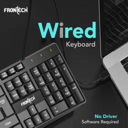 Frontech FT-1671 Wired USB Standard Desktop Keyboard Compatible with Desktop image 2
