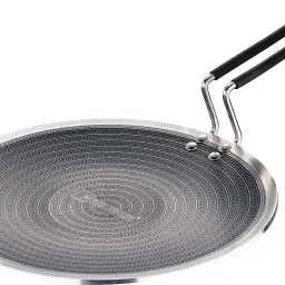 Hi-Tech Prism Concave Roti Stainless steel Tawa 26 cm diameter-image-27