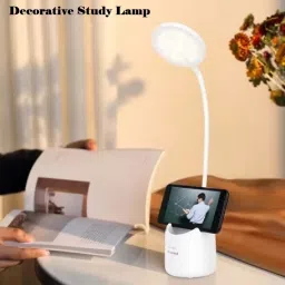Led Desk Table Lamp Touch Control with Adjustable Gooseneck with Pen Holder Study Lamp-24