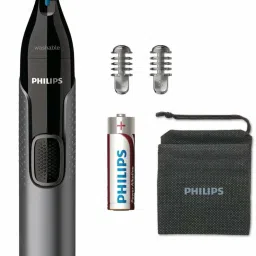 PHILIPS NOSE EAR EYEBROW TRIMMER Trimmer 120 min Runtime 2 Length Settings-image-71