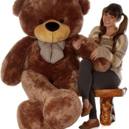 4 Feet Teddy Bear Very Soft Hugable, (Chocolate)- 121 Cm- 121 cm-image-14