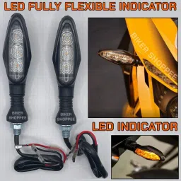 Side LED Indicator Light for Universal For Bike, KTM, Yamaha, Bajaj, TVS, Suzuki, Kawasaki Universal For Bike-picture-22