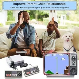 gamenophobia Plug and Play TV Video Games for Kids Classic Retro Game Console with AV Output storage 1 GB with 620 Video Games and 2 Classic Controllers image 3