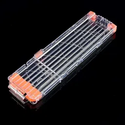 maxxlite Soft Bullet Clip Quick Reload Clip for Nerf Elite Series Pack of 18 Bullets Ammo Convertible Tip Dart image 2