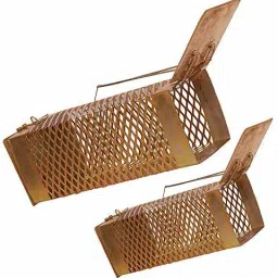 Set of 2 Pcs Combo Big & Small Combo Rat / Mouse / Chuhaa Trap Iron Live Trap / Rodent Control / Cage for Catching Rat No Poison Pest Control Use For Indoor And Outdoor and Heavy Duty Mouse Cage Live Trap-3