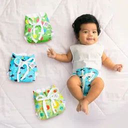 DryFeel Langot for Newborn Baby | Premium Cotton Padding | 0 - 9M | 5-10kg |3pc-36