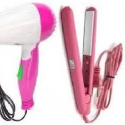 Mastadi Premium Hair Brush & Saloon Professional Hair Straightener & Foldable 2 Speed Hair Dryer (3 Items in the set) Personal Care Appliance Combo-image-18