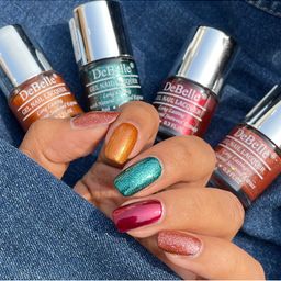 DeBelle Set of 4 Sizzlin Pastels Gel Nail Lacquers - 8ml Each-2