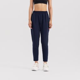 Breathable long Women's Gym Pants 100 -Steel Blue-image-2