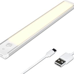 Wireless Cabinet Light Rechargeable Motion Sensor Closet light Control & Magnet 20 W 20 cm Tube Light-61