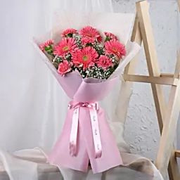 Gerberas Carnations Bouquet-5