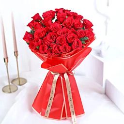 Eternal Bloom of Red Roses Bouquet-image-92