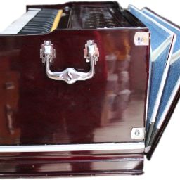 SALABLEZ Mahogany 7 STOPPER 39 KEYS DOUBLE BALLOW HARMONIUM ~ Long Sustain Sound~Kirtan-13