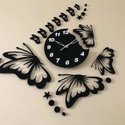 Analog 18 cm X 16 cm Wall Clock-image-8