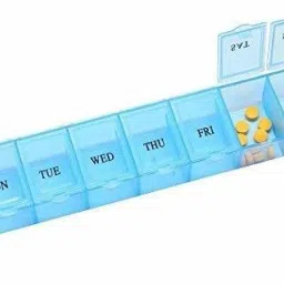 7 Days 1 Time 7 Day Tablet Pill Storage Box Weekly Medicine Organizer Container Case Pill Box-23