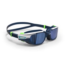 Kids Swimming Goggles UV Protection Anti Fogging Mirror Lenses Spirit White Blue-image-48