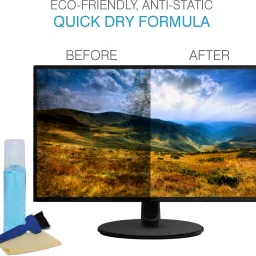 F5 SmartTech 3-in-1 Tech Cleaner with Brush & Cloth (100ml) for Computers, Laptops, Mobiles image 4