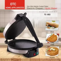 Non-Stick TC-002 Stainless Steel Dual Indicator Multi Maker Roti and Khakra Maker-10