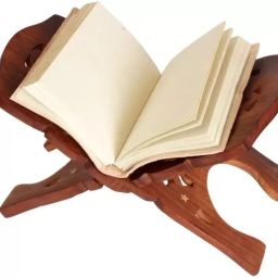 Pooja Book Stand/Rehal/Wooden holy Book Stand/Wooden Book Stand/Ramayan Wooden Brown Rehal-12
