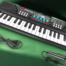 A392 Musical Sound Toys 37 Key Piano Keyboard Toy with Recording and Mic A392 Musical Sound Toys 37 Key Piano Keyboard Toy with Recording and Mic Analog Portable Keyboard-17