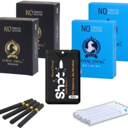 Herbal Cigarette Regular, Mint Flavoured NO Nicotine NO Tobacco With 20ML Shot Smoking Cessations-picture-11