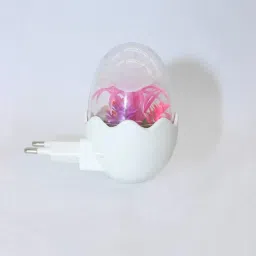 sketware Automatic ON/Off LED Sensor Color Changing Egg Shape Decorative Night Lamp Night Lamp image 2