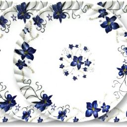ROUND SMART MODEL NO-505 ,7 INCH HALF DINNERBPLATE SET 6 PCS OF MELAMINE Dinner Plate-image-52