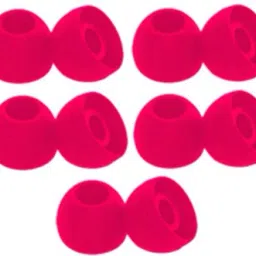 UTM Soft Silicone Multi Color Rubber Earbuds Tips Eartips Earpads Earplugs in Earphones and Bluetooth, Compatible With Sennheiser, Skullcandy, Samsung, Sony, JBL, Mi, Beats Medium Size 10 pcs (5 pair) In The Ear Headphone Cushion-picture-1