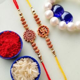 Religious Monu_S2_023 Assorted Rakhi, Chawal Roli Pack Set-image-79